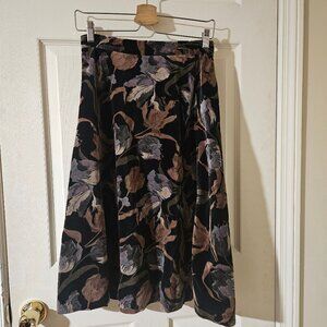F.A. CHATTA Vintage Floral Skirt Size Small